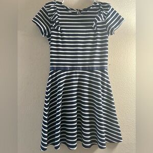 Tommy Hilfiger girl's stripe blue and white dress